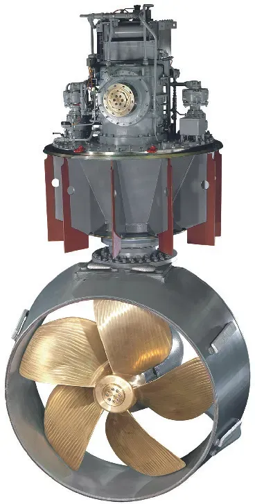 Thrusters by Niigata, Wartsila, Kawasaki, Brunvoll