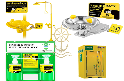 Emergency Safety Shower and Eyewash Stations