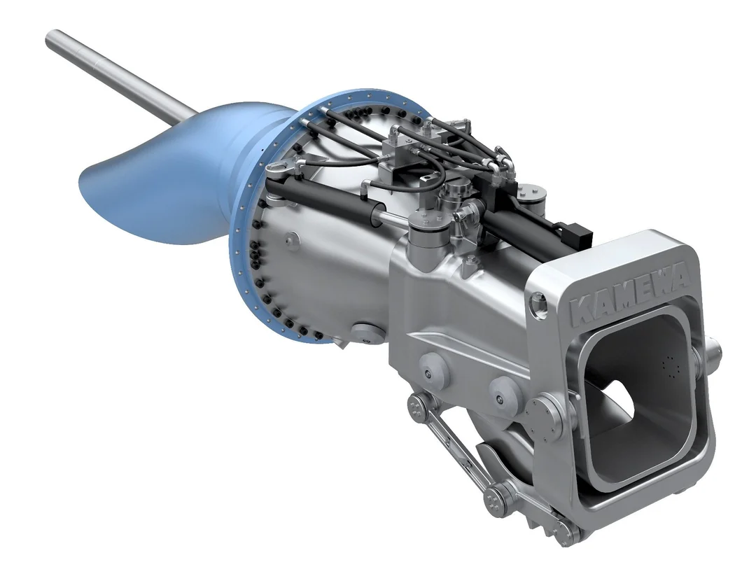 Waterjet propulsion system overhaul in progress